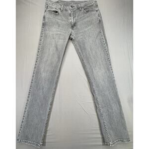 Levi’s 511 Denim Jeans 34x34 Mens Charcoal Gray Straight Leg Waterless